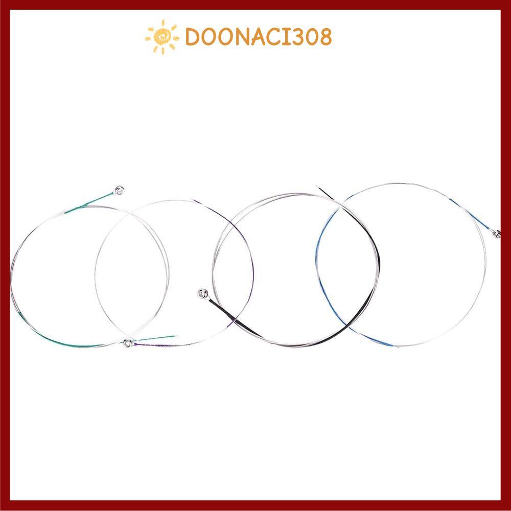 Bộ dây đàn violin DOONACI308, Dây đàn violin cỡ 4 / 4 bằng thép, Phụ kiện đàn violin màu sắc chuyên 