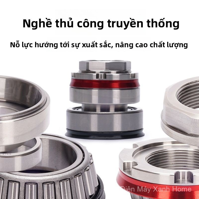 Vòng bi chêm inox ASAZ cho xe điện Niu N1s/Ninebot E/N chống rung ổn định