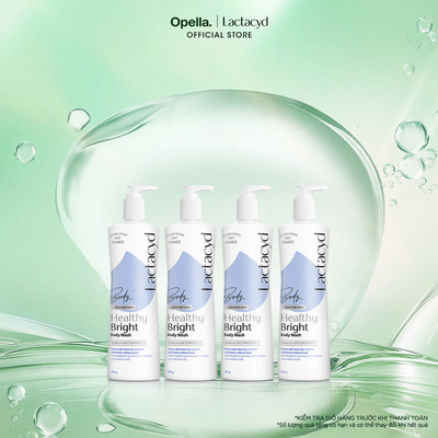 Bộ 4 Sữa tắm Lactacyd Healthy Bright làm đều màu da, mang lại làn da sáng khỏe, rạng rỡ và tự tin