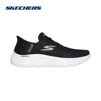 Giày Thể Thao Nữ Skechers Slip-ins GOwalk Flex Grand Entry Đi Bộ-124836-BKW Air-Cooled Memory Foam