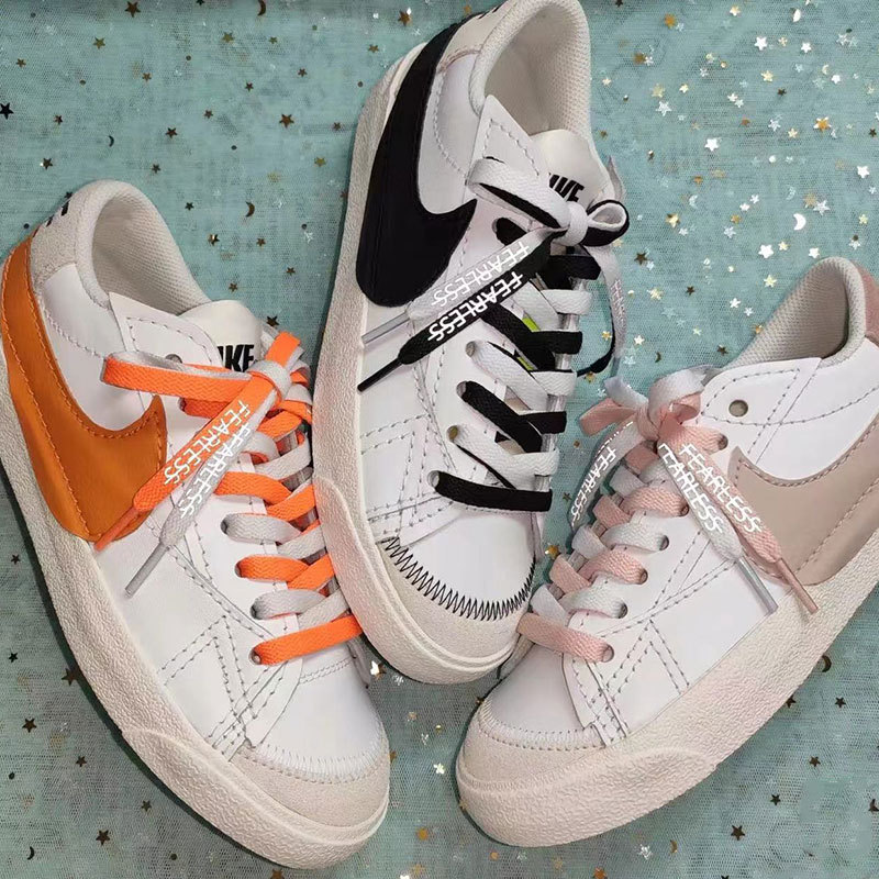 Thích hợp cho Nike Blazer Low ''77Jumbo Pioneer Low-Top Giày thể thao thông thường Ren chữ phản quan