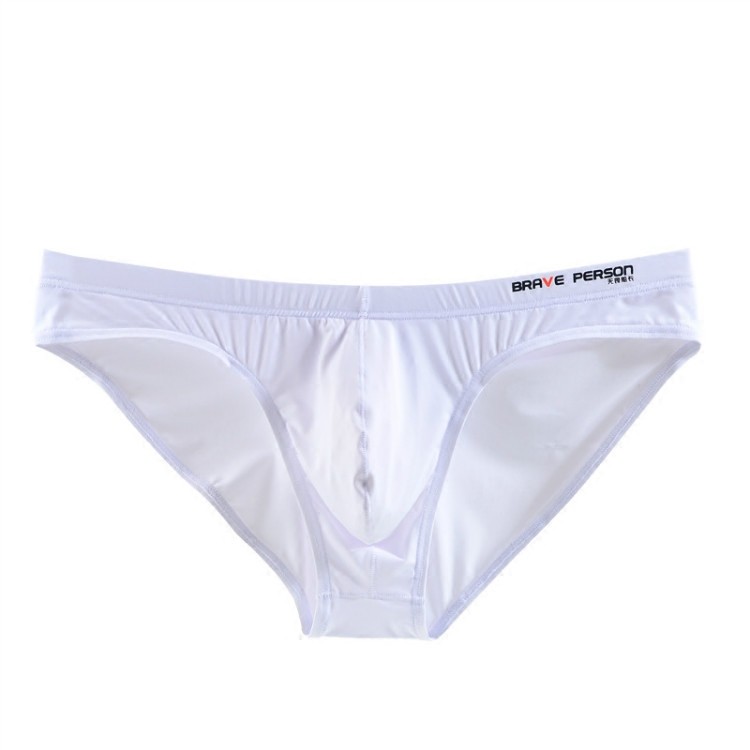 BRAVE PERSON Quần Lót Nam Co Giãn Nylon Bơi Vải Vải Gợi Cảm Thấp Eo Quần Đùi BP1129