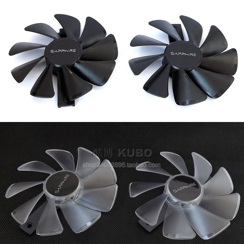 Quạt Card đồ họa phiên bản nước ngoài Sapphire RX580 X570 RX480 RX470 Ultra-Platinum