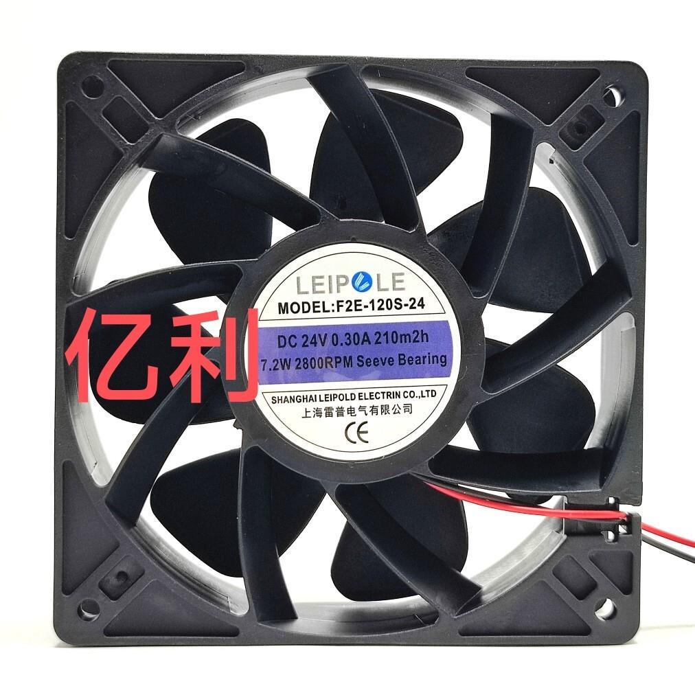 LEIPOLE F2E-120S-24 24V 0.30A 12CM 12038 Quạt trục làm mát tủ