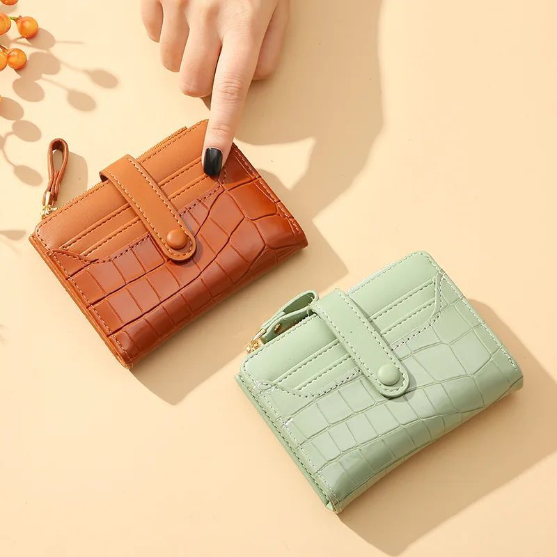 Women Short Wallet Small Fashion Luxury Brand Leather Purse