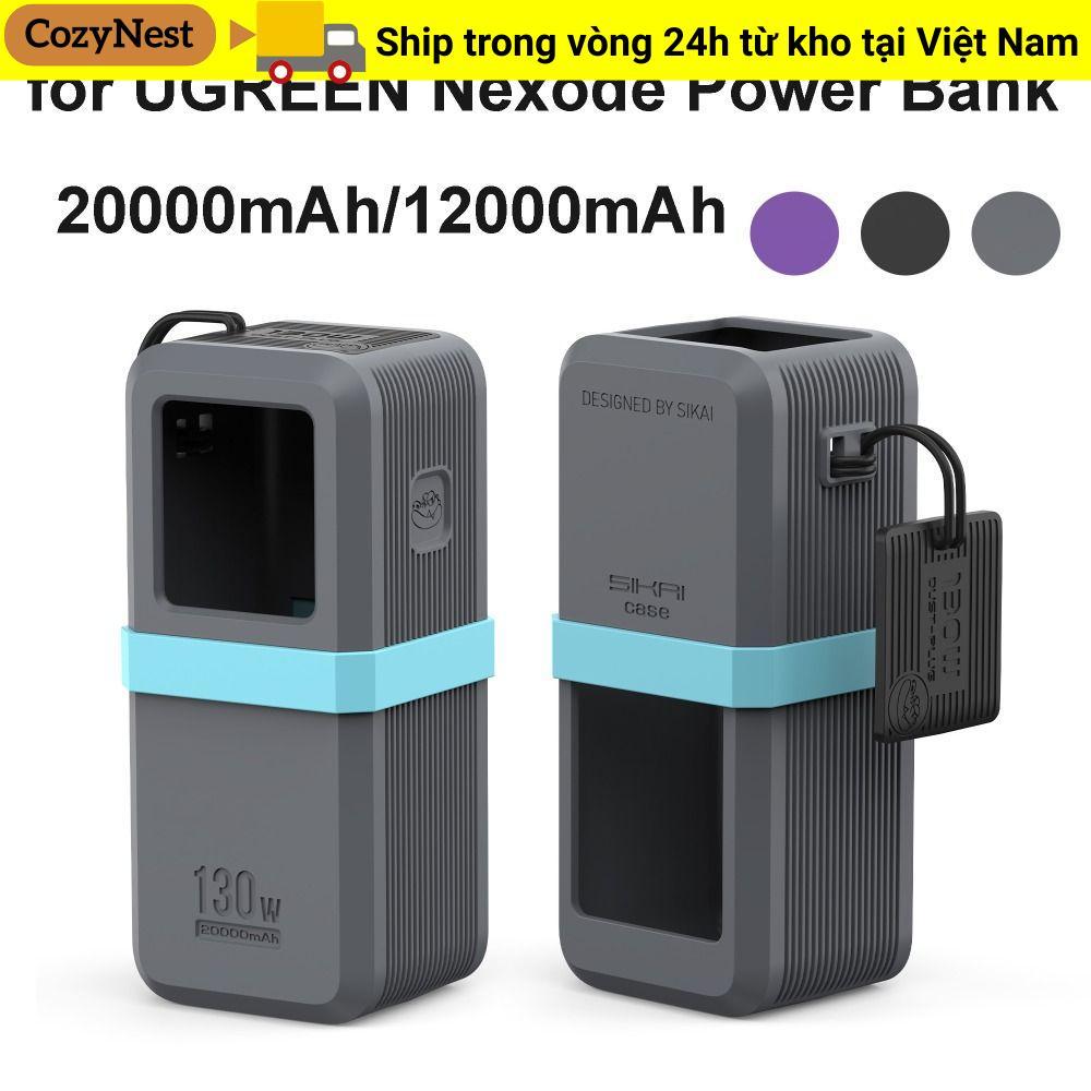 COZYNEST Bảo vệ, Silicon mềm chống bụi, Mang theo di động chống sốc cho UGREEN Nexode Power Bank 200