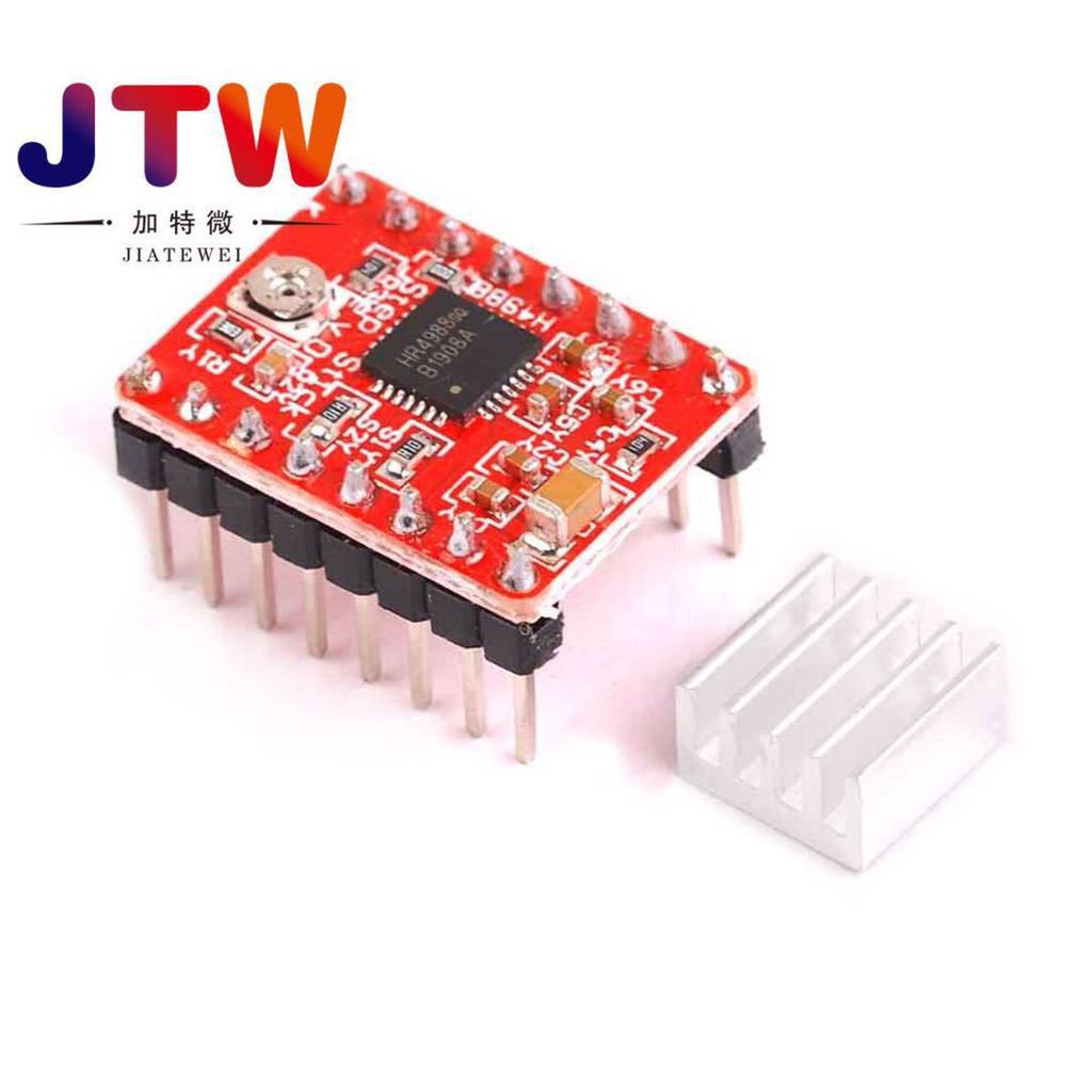 MO Preferred 3D Cái Trong A4988 Stepper Motor Driver Reprap 2oz Pin Header Hà Nội Red Board * mojogy