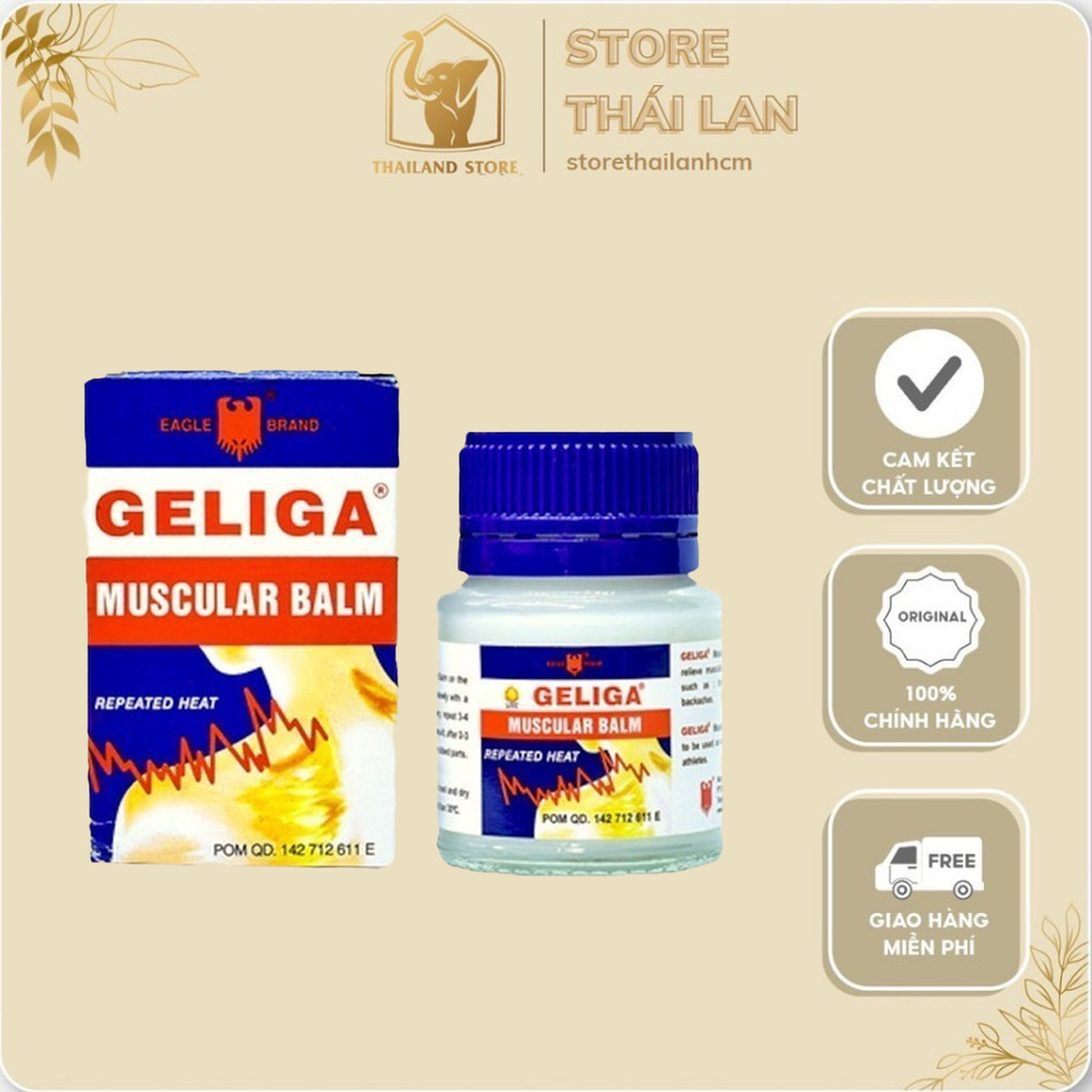 [CHÍNH HÃNG] Dầu cù là lửa Geliga Muscular Balm 40gr