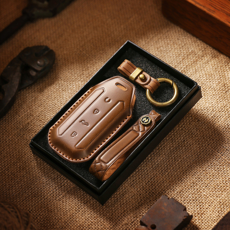 [KHUYẾN MÃI]ốp chìa khoá JAECOO 5 EV, Hộp đựng chìa khóa JAECOO J5 Bọc Chìa Khóa Xe