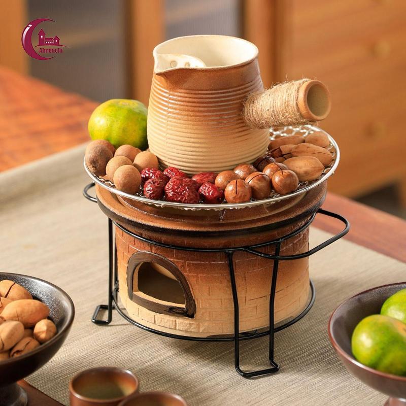 Bếp than Almencla, Bếp cắm trại, Lò nướng di động, Đa năng, cho mặt bàn, để bàn, sân vườn, sân vườn