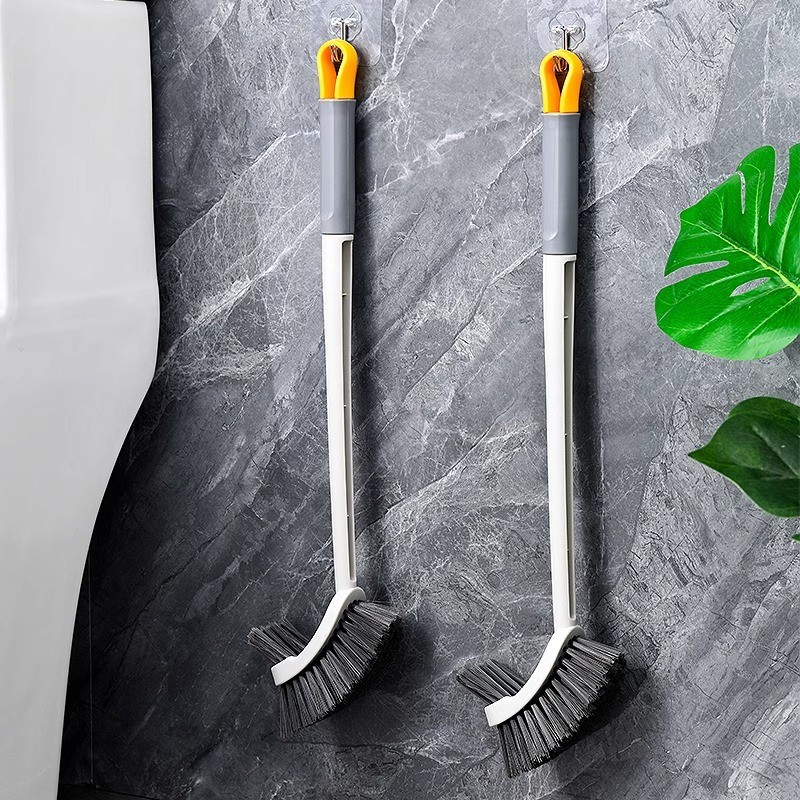 Tay Cầm Dài Bàn Chải Vệ Sinh Tẩy Tế Bào Chết Góc Chết Nhà Vệ Sinh Bàn Chải Vệ Sinh Có Thể Treo Lông 