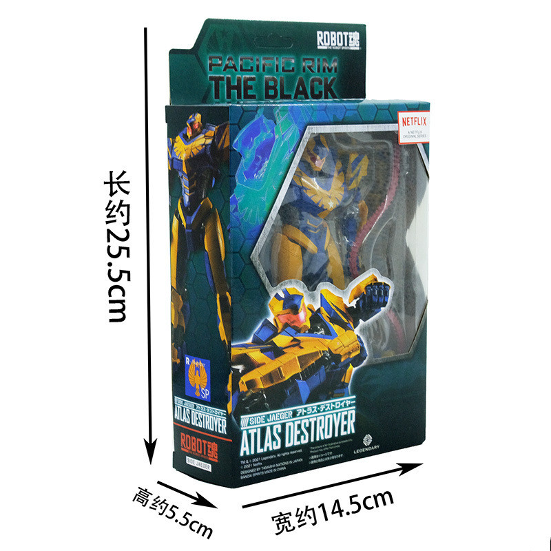 Vành Thái Bình Dương Đen Khu Vực Hạn Chế Atlas Destroyer Mecha Biến Hình Trẻ Em Đồ Chơi Thiết Kế Độc