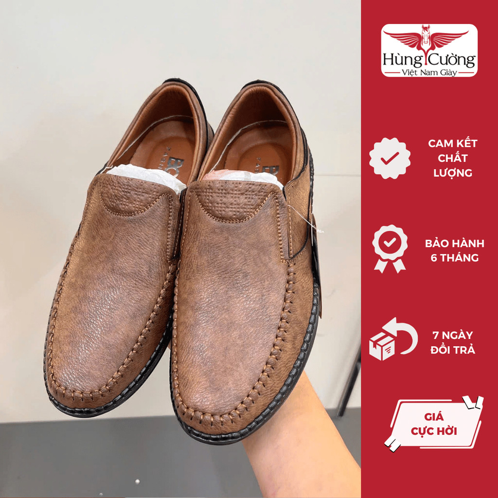 [Giày Lười Nam Thanh Lịch] Giày Mọi Nam Tiện Lợi Êm Chân Phong Cách Công Sở Dự Tiệc Bq0266