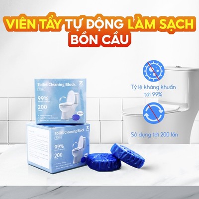 [LIVE] Viên thả bồn cầu TC101 Zolele sạch khuẩn tẩy sạch mảng bám khử mùi toilet - Combo 4v,12v,20v