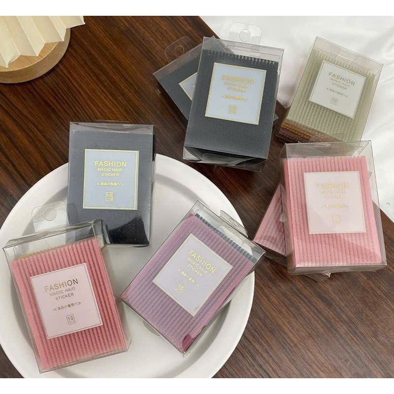 Miếng dán giữ cài tóc mái Hàn Quốc Acantha&Rose khi kẹp tóc rửa mặt, makeup, trang điểm