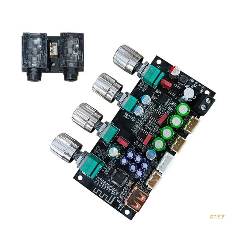 Ở lại 8-36V AMP Bảng tiền khuếch đại Tần số Điều khiển âm thanh Rạp hát tại nhà Mô-đun chuẩn bị DSP 