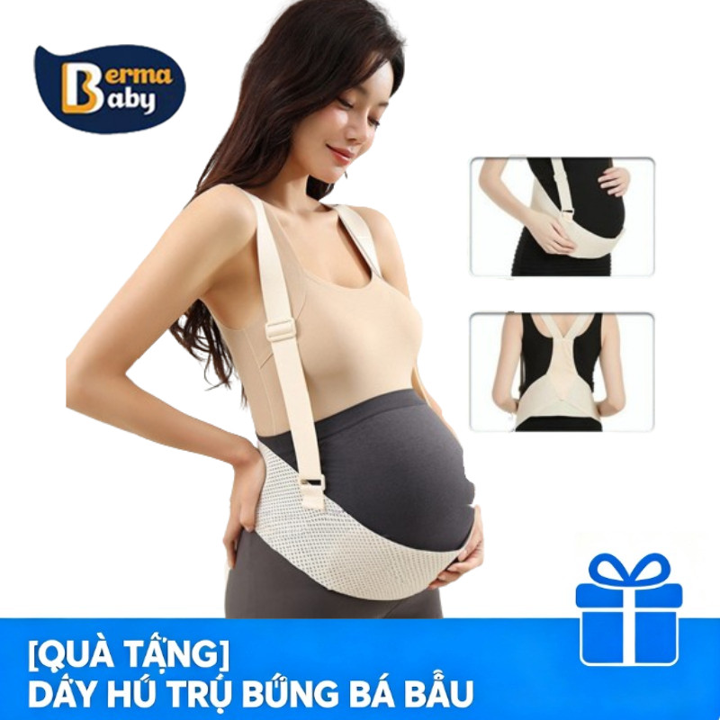 Berma Baby-Đai Nâng Đỡ Bụng Bầu Co Giãn đai đỡ ​​bụng bà bầu  Kiểu dây đeo có thể điều chỉnh