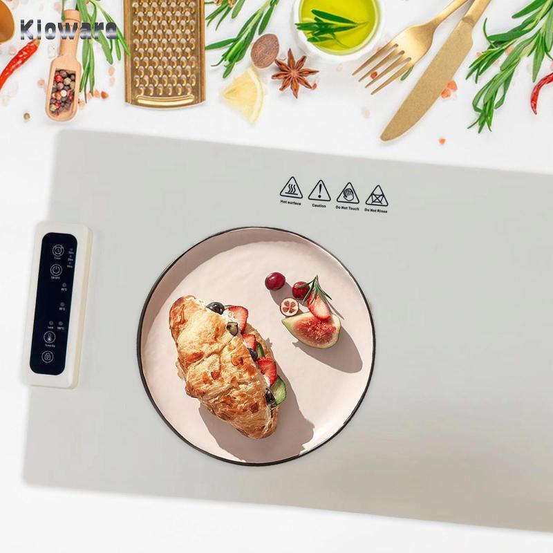 Máy hâm nóng thực phẩm bằng điện Phích cắm US Bảo quản dễ dàng Khay sưởi ấm điện đa năng Thảm sưởi ấm thực phẩm Tấm sưởi ấm cho bữa tối Buffet