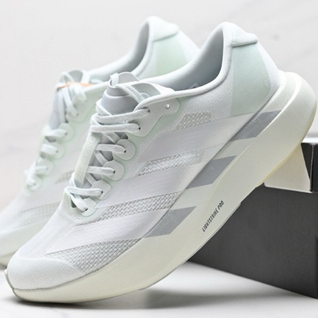 Giày chạy bộ thể thao thông thường Adidas Adizero Evo SL màu trắng