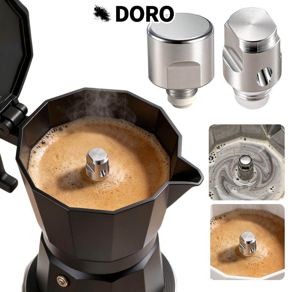 Bộ lõi van đôi DORO Moka Pot, Van áp suất nồi Moka chống rò rỉ lõi van, Vòng niêm phong bền Moka Pot