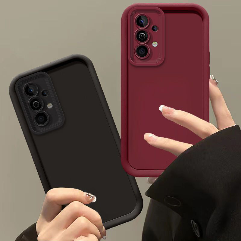 Dành Cho Samsung Galaxy A13 Ốp điện thoại Galaxy A13 4G Bảo Vệ Camera Chống Sốc Matte Soft Back Cove