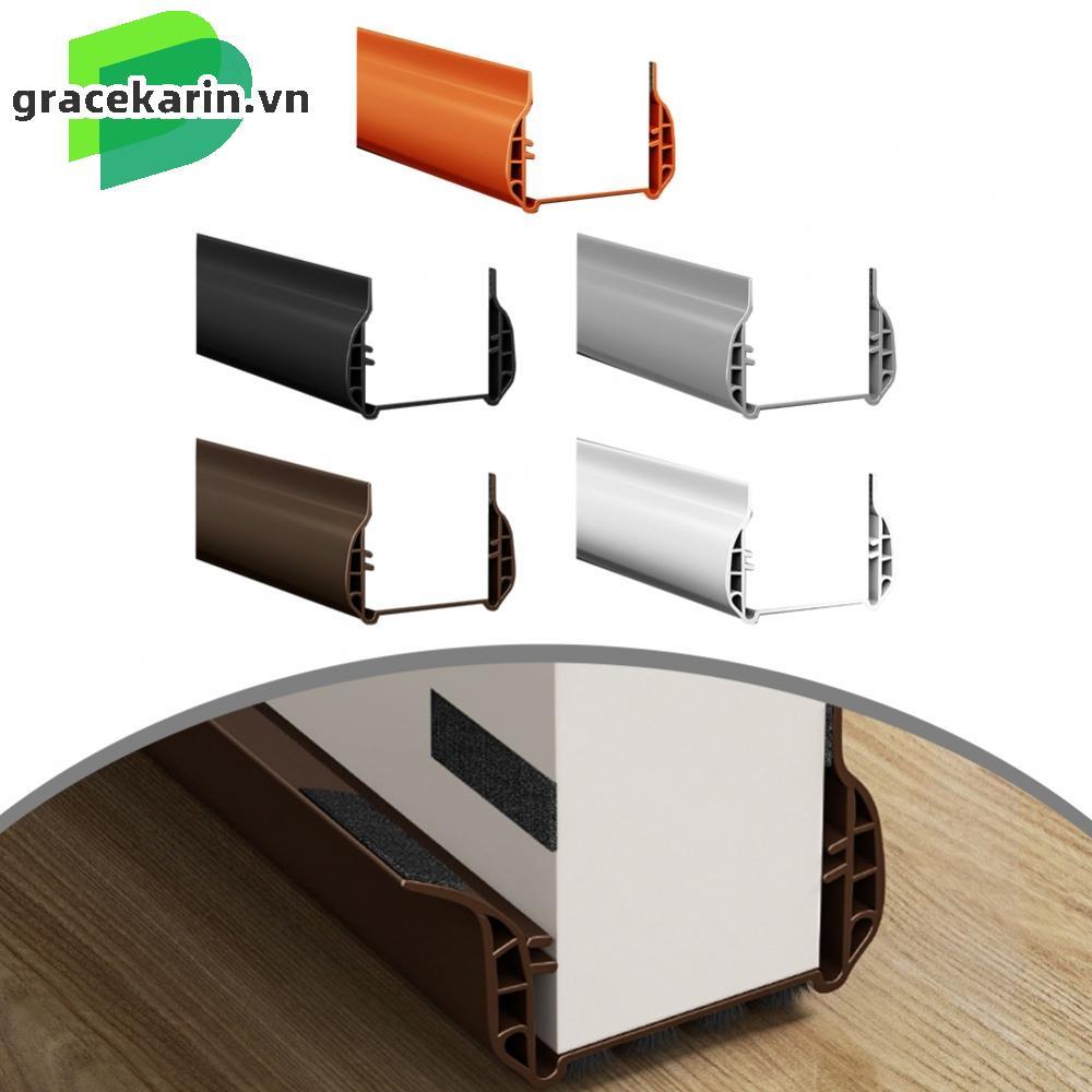 PVC door seal strip 93cm for bottom door gap blocking airflow dust and noise