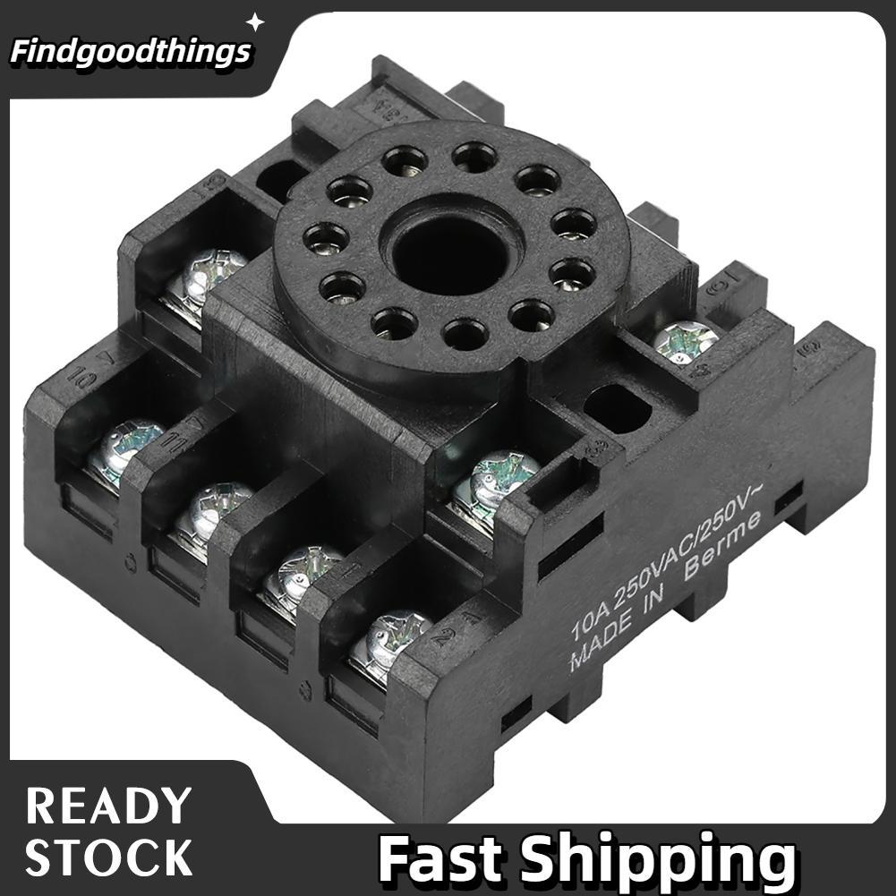 findgoodthings Đế chuyển tiếp PF113A Ổ cắm điện 11 chân cho thời gian JQX-10F JTX-2C