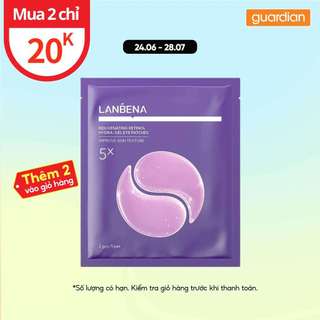 Mặt Nạ Cho Vùng Da Mắt Retinol Lanbena Rejuvenating Retinol Hydra-Gel Eye Patches 2 Miếng