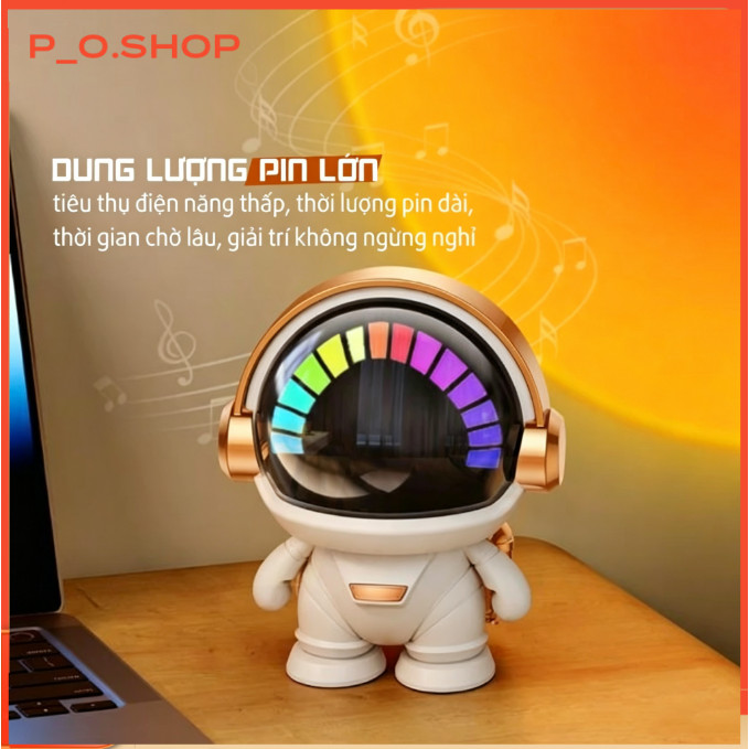 【🔥Rẻ】Loa bluetooth phi hành gia mini, loa di động mini, loa nghe nhạc hay
