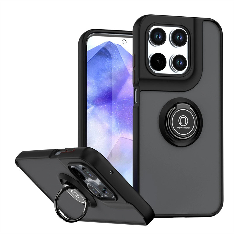 Dành Cho Motorola Moto G67 G77 G57 Vỏ Điện Silicon Cạnh Mềm Có Giá Đỡ Vòng Trong Suốt Chống Sốc Vỏ B