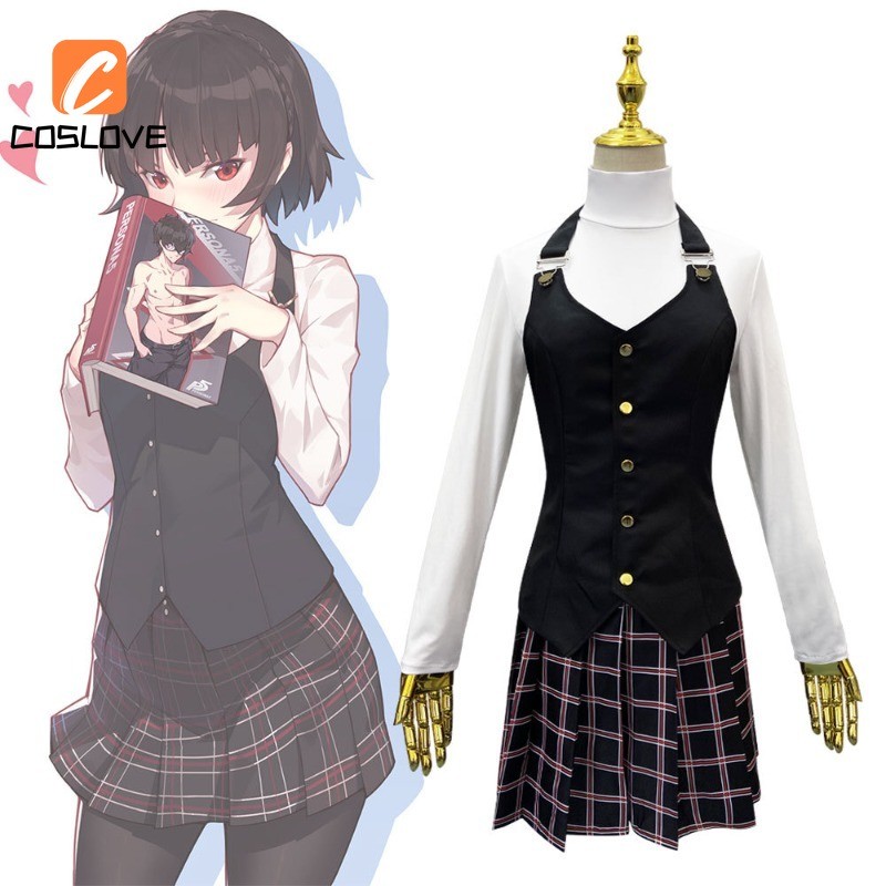 Anime Trò Chơi Người 5 Makoto Nijima Cosplay Quần Áo Trọn Bộ Trang Phục Trang Phục Cho Người Phụ Nữ 