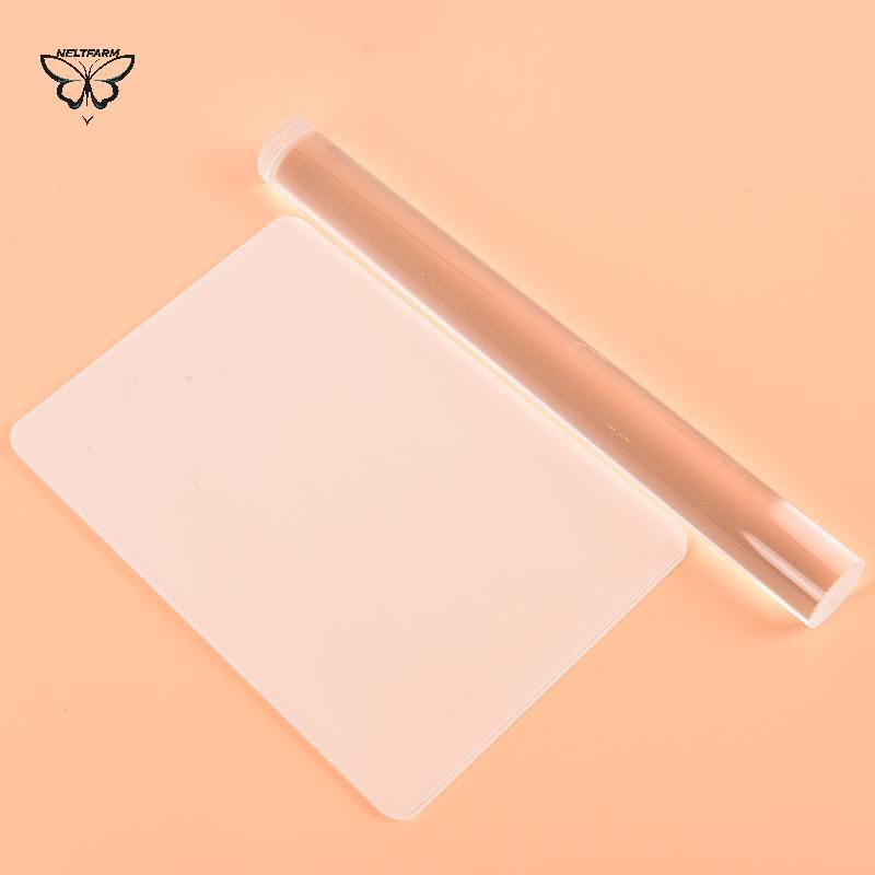 GOCA Solid Clay Rolling Pin Acrylic Clay Roller DIY Modeling Clay Tools Phụ kiện.