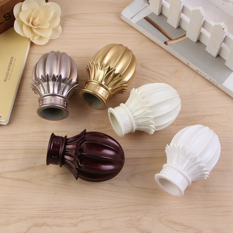 2.6-2.8cm Thanh La Mã Đầu Thanh Nắp Rèm Cắm Đầu Nắp La Mã Thanh Niêm Phong Đầu Thanh La Mã Đầu Niêm 