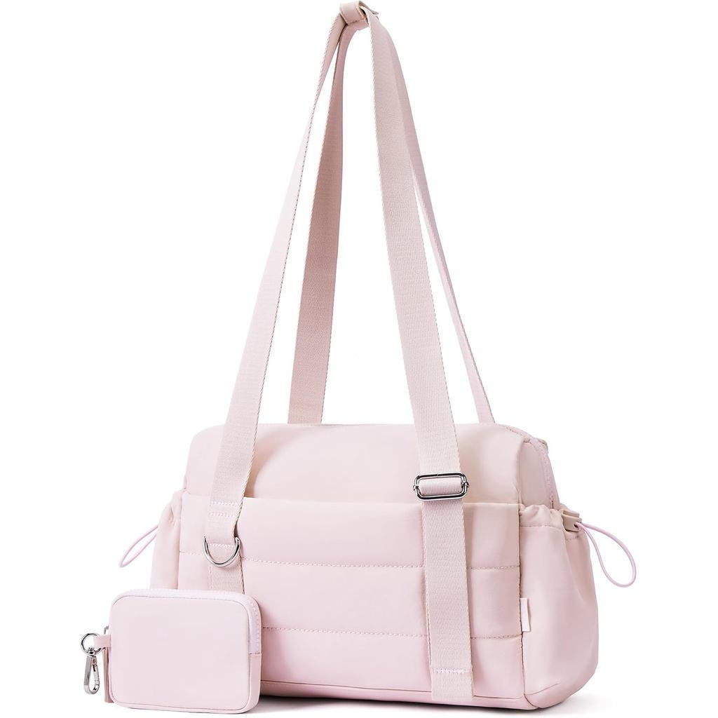 ROULENS all Gym Bag for Women 2 Set Mini Gym Duffle Bag with Wet Compartment and Coin Wallet, Gym To