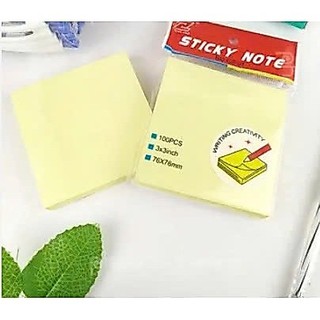 2 xấp Giấy Note Giấy ghi chú, giấy note, giấy ghi nhớ vàng kích thước 3x2, 3x3, 3x4, 3x5 (1xấp 100 tờ)