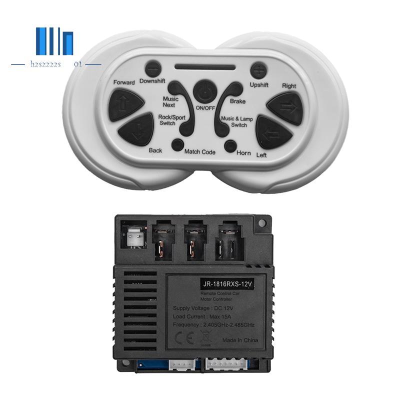 JR1816RXS JR-1816RXS Trẻ Em Xe Điện Điều Khiển Từ Xa Và Thu Trẻ Em Xe Điện Phụ Kiện Thay Thế Cho Trẻ