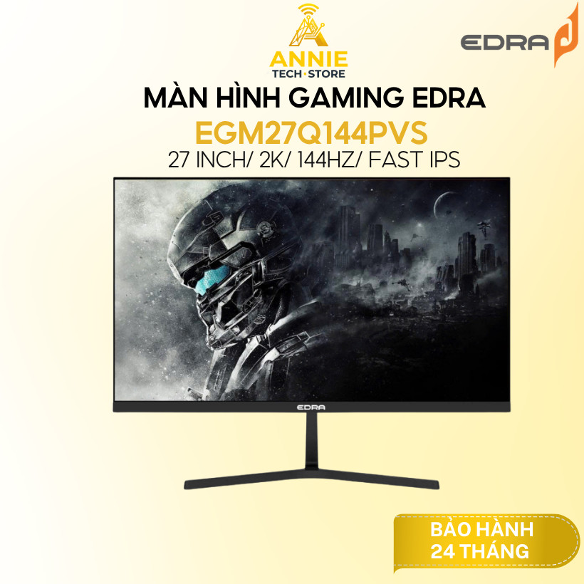 Màn hình Gaming EDRA EGM27Q144PVS (27 inch/ 2K/ 144Hz/ Fast IPS) - Hàng chính hãng