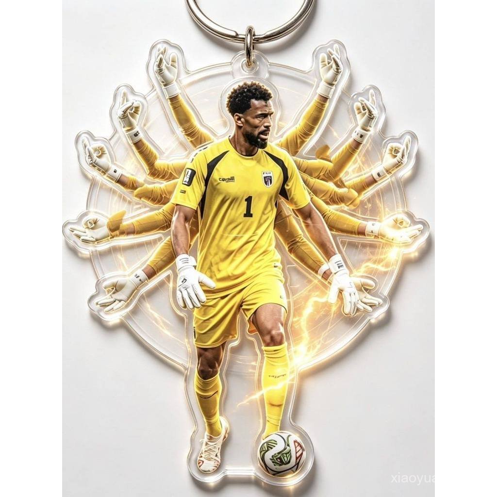 World Cup Fodder Horn Woznia Hàng hóa Acrylic Móc khóa Hoạt hình dễ thương Quà tặng kỷ niệm TPJT