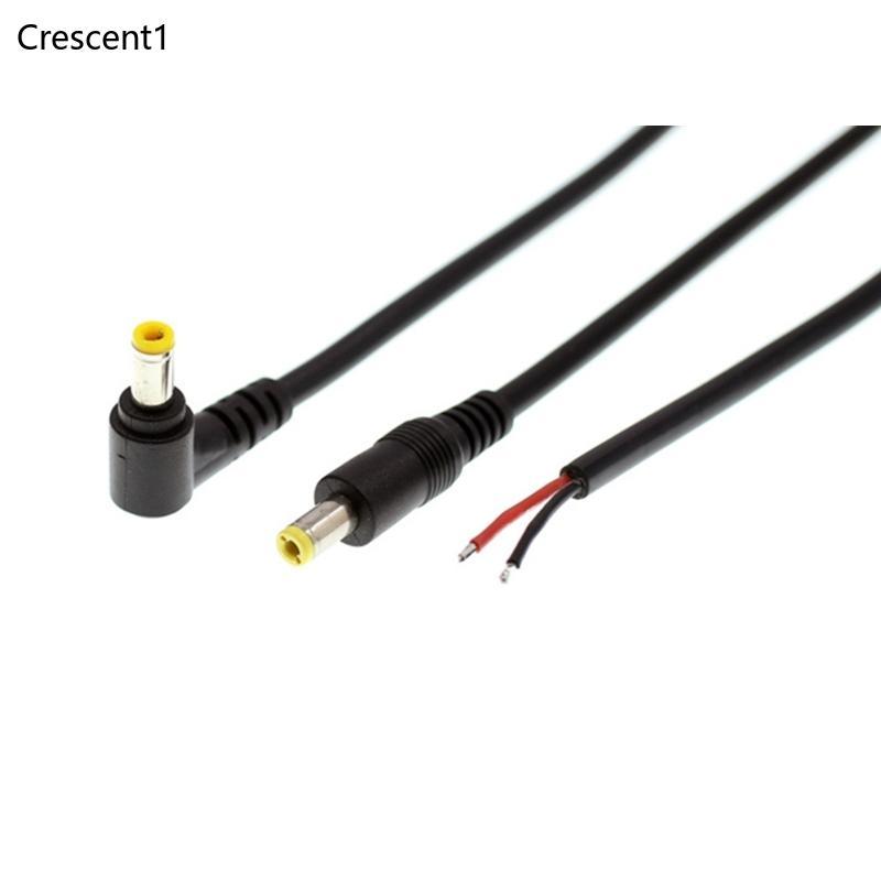 CRE DC 5 5mm x 2 5mm Nam Cắm Dây DC Power Pigtails Cable 5525 Jack to Bare Wire Open End Power Suppl