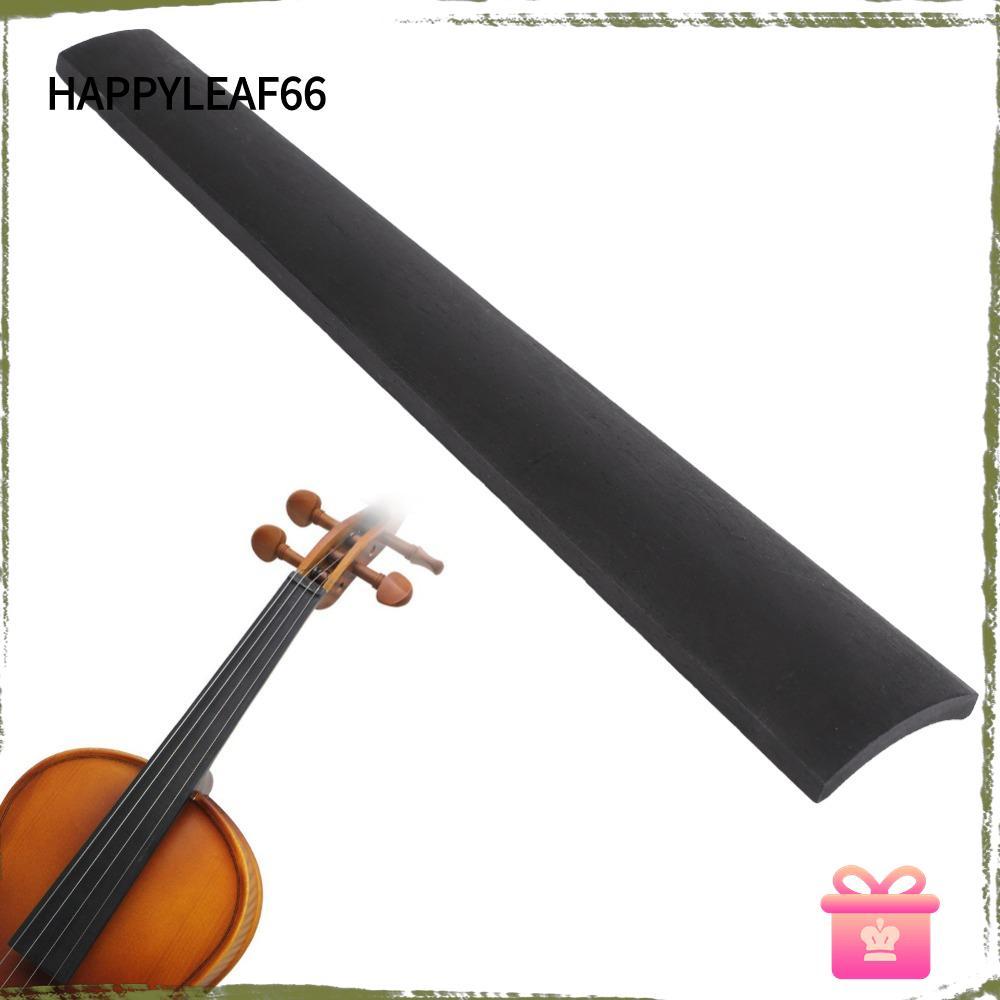 HAPPYLEAF Violin Fingerboard, Gỗ Mun 1 / 2 1 / 8 Violin Thay Thế Một Phần, Phụ Kiện Violin Đen Chuyê