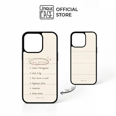 Ốp lưng Unique Case dành cho iPhone in hình Doodle Note DN005 phù hợp sử dụng cùng bút màu Acrylic Marker
