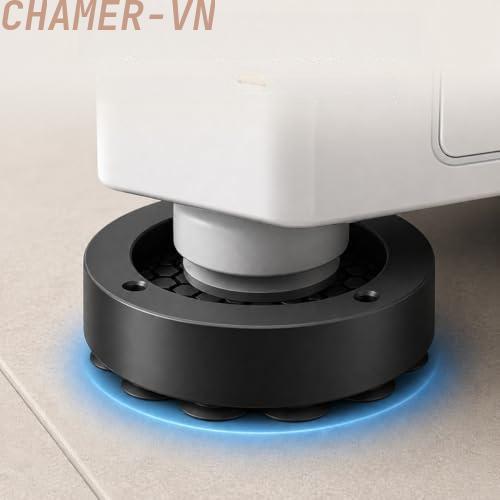 【CHAMER】4 Silicone Anti-Vibration Pads for Washing Machine Dryer Fridge with Grip Design【HomeLiving】