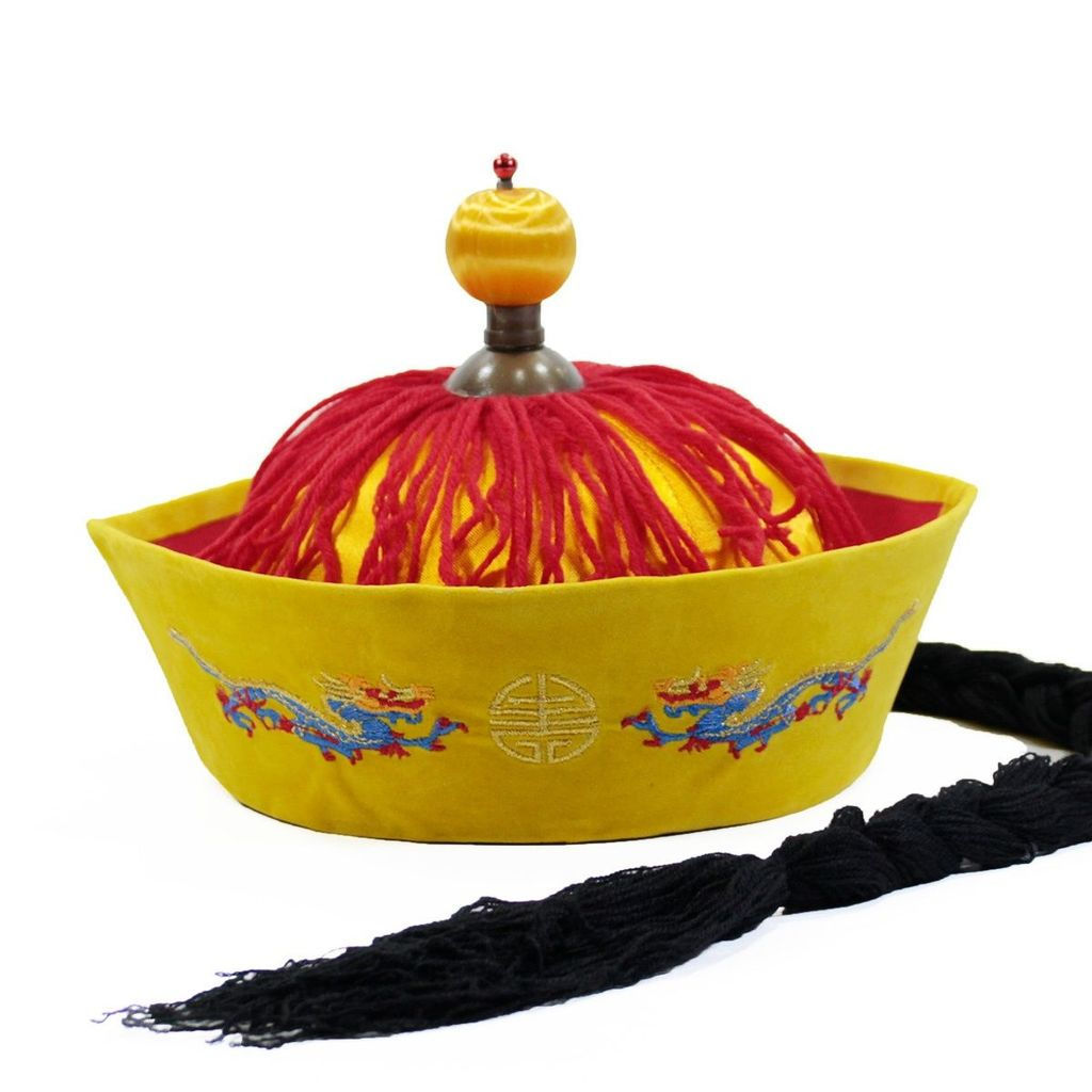 New product, emperor's props, performance hat, Qing Dynasty dance, children's12y Eunuch hat, emperor