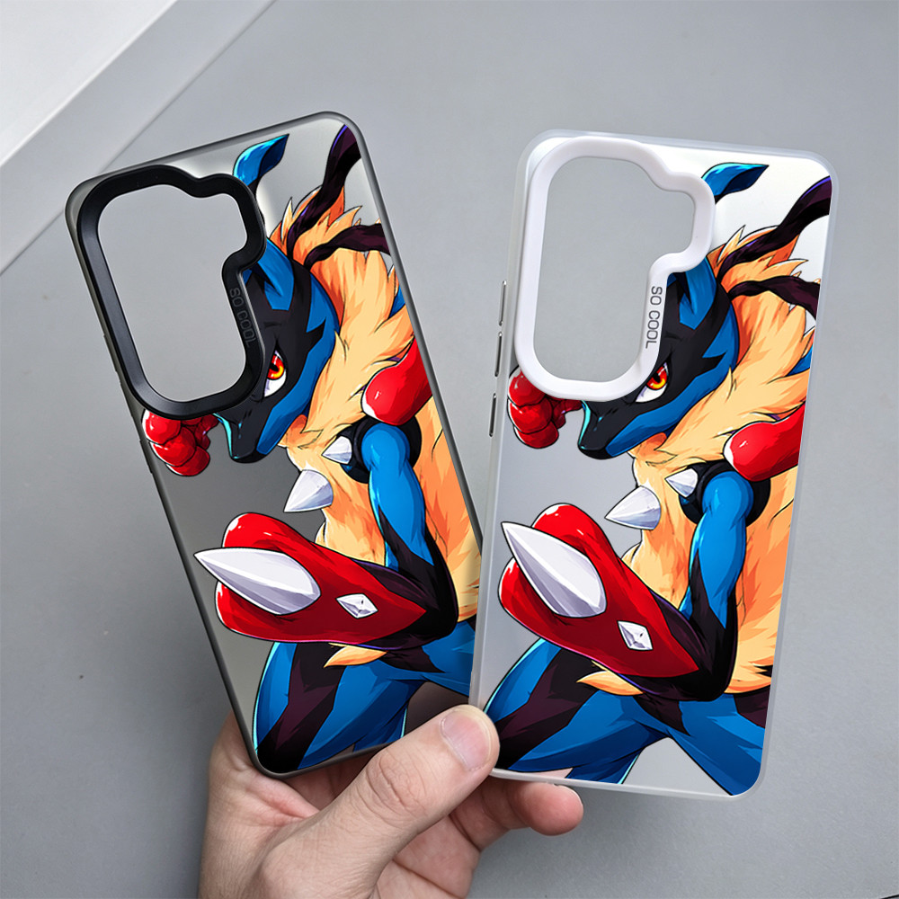 Ốp Lưng Lucario Phong Cách Retro Nhám Cho Samsung A16,A07,Galaxy A17,14 Plus,13 Pro Max Siêu Chống S