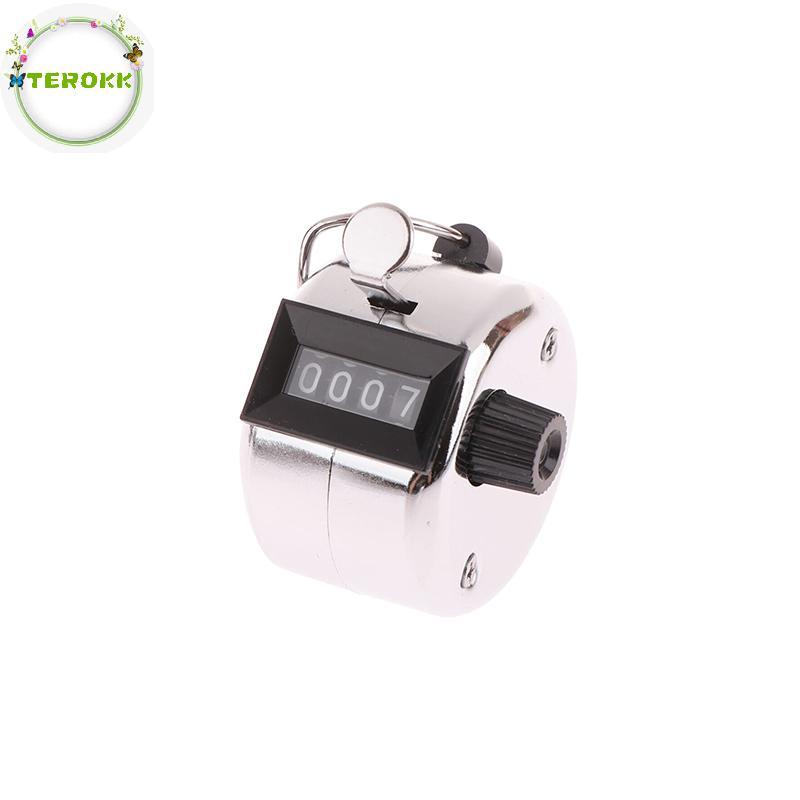 TEROKK Digital Hand Tally Counter Đếm thủ công Golf Clier Training Counter 4 chữ số Hand Held Tally 