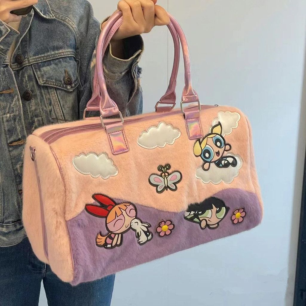 [Bán chạy] The Powerpuff Girls The Powerpuff Girls Childlike Túi Tote dung tích lớn Túi sang trọng [