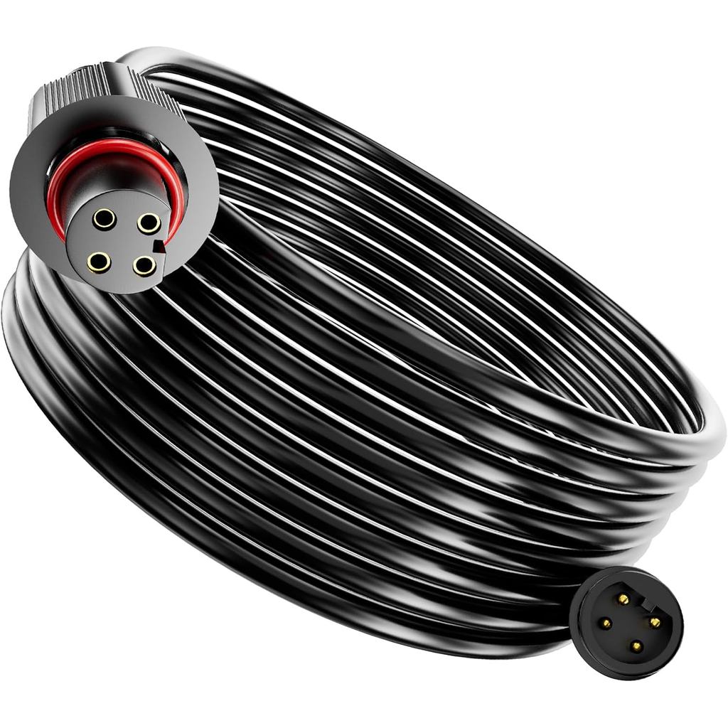 Dây nối dài ngoài trời Chống nước Tương thích với đèn lũ ngoài trời Govee, 10FT cho cáp nối dài Gove