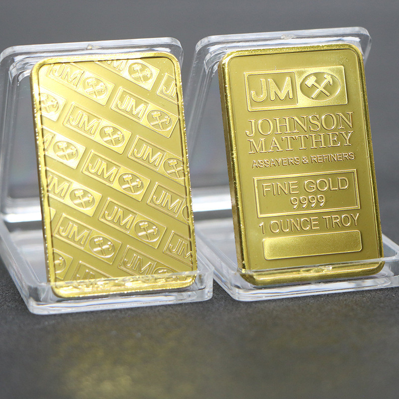 Thanh mạ vàng 1 Ounce Troy của Vương quốc Anh