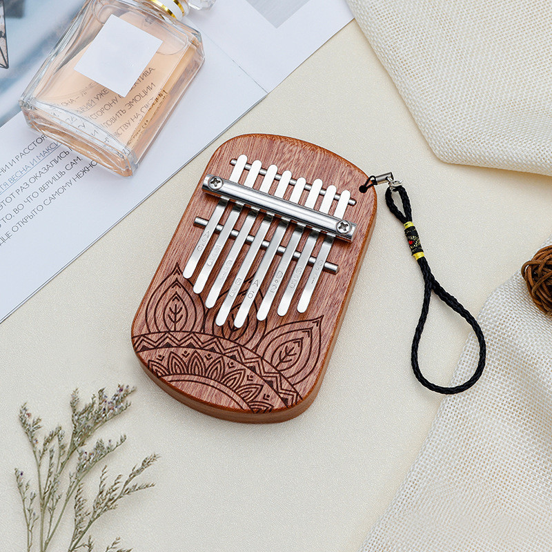 Vừa 8Tone Mini Ngón Tay Cái Piano Sabilimu Mini Ngón Tay Piano Kalimba Kalimba Nhạc Cụ MQ806