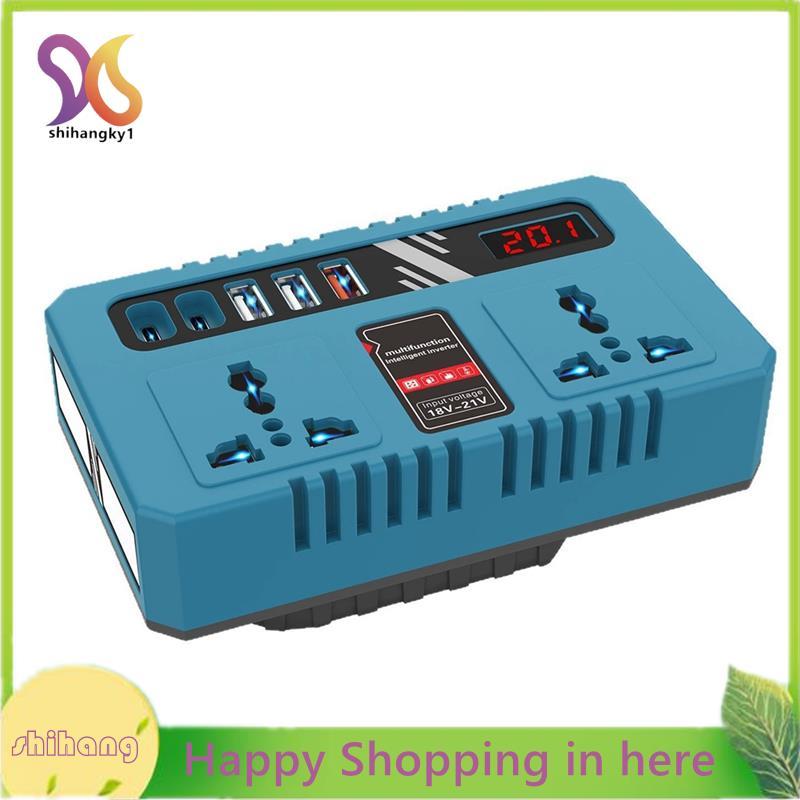Bộ chuyển đổi nguồn di động 150W DC 18V sang AC 220V cho pin 18V 18V